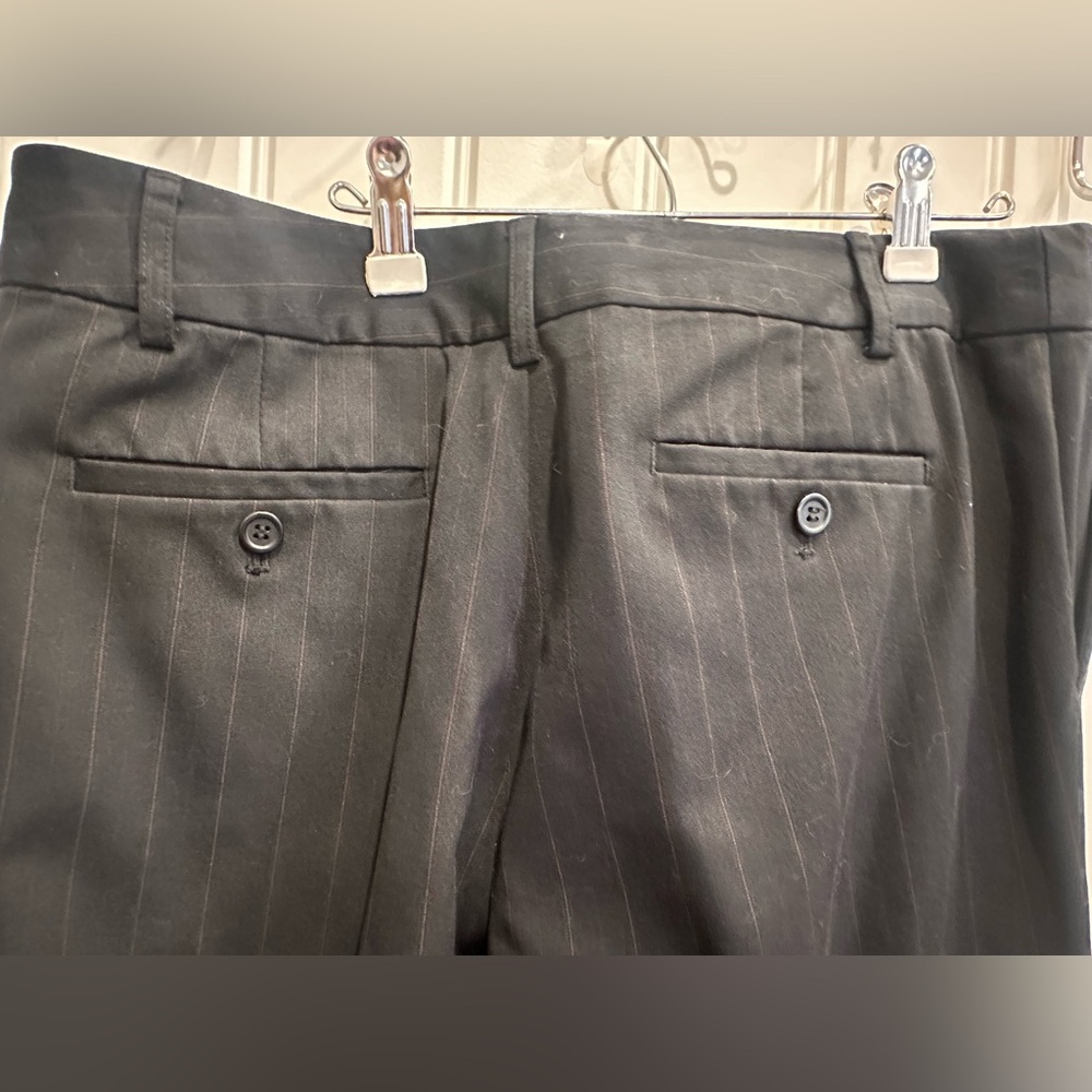 Classic Black Dress pen striped dress Pants.
